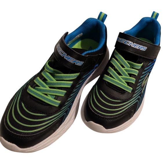 Skechers Microspec Max Advance Little Kid Boys Sneakers Size 3 - Picture 2 of 6